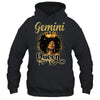 Gemini Queen Birthday Afro Girls Black Zodiac Birthday Shirt & Tank Top | teecentury