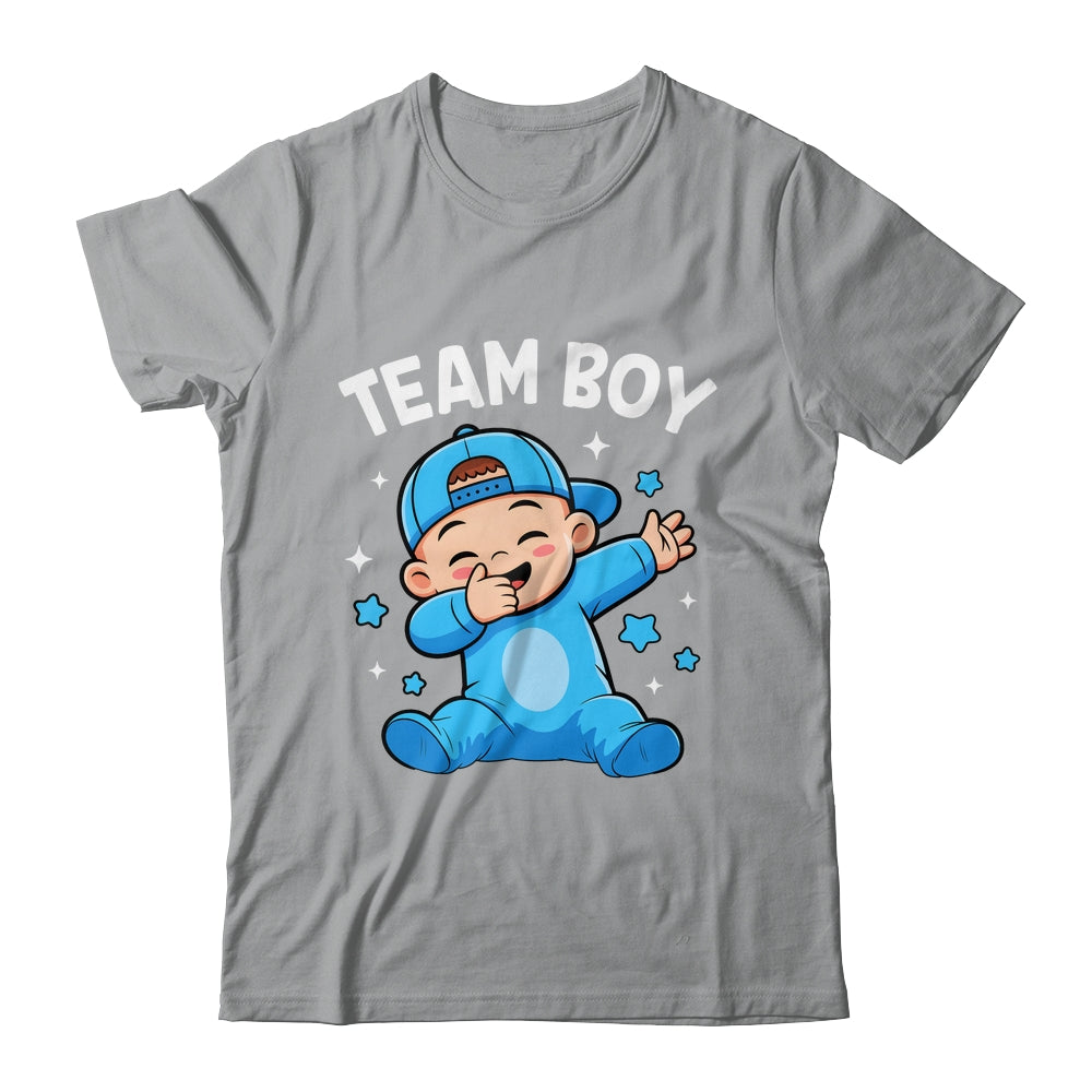Gender Reveal Party Team Boy Baby Announcement Shirt & Tank Top | teecentury