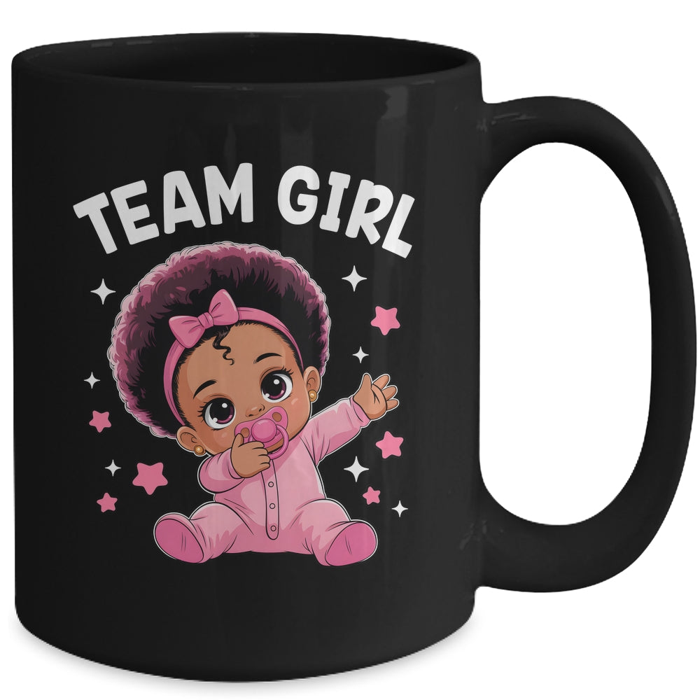 Gender Reveal Party Team Girl Baby Announcement Mug | teecentury