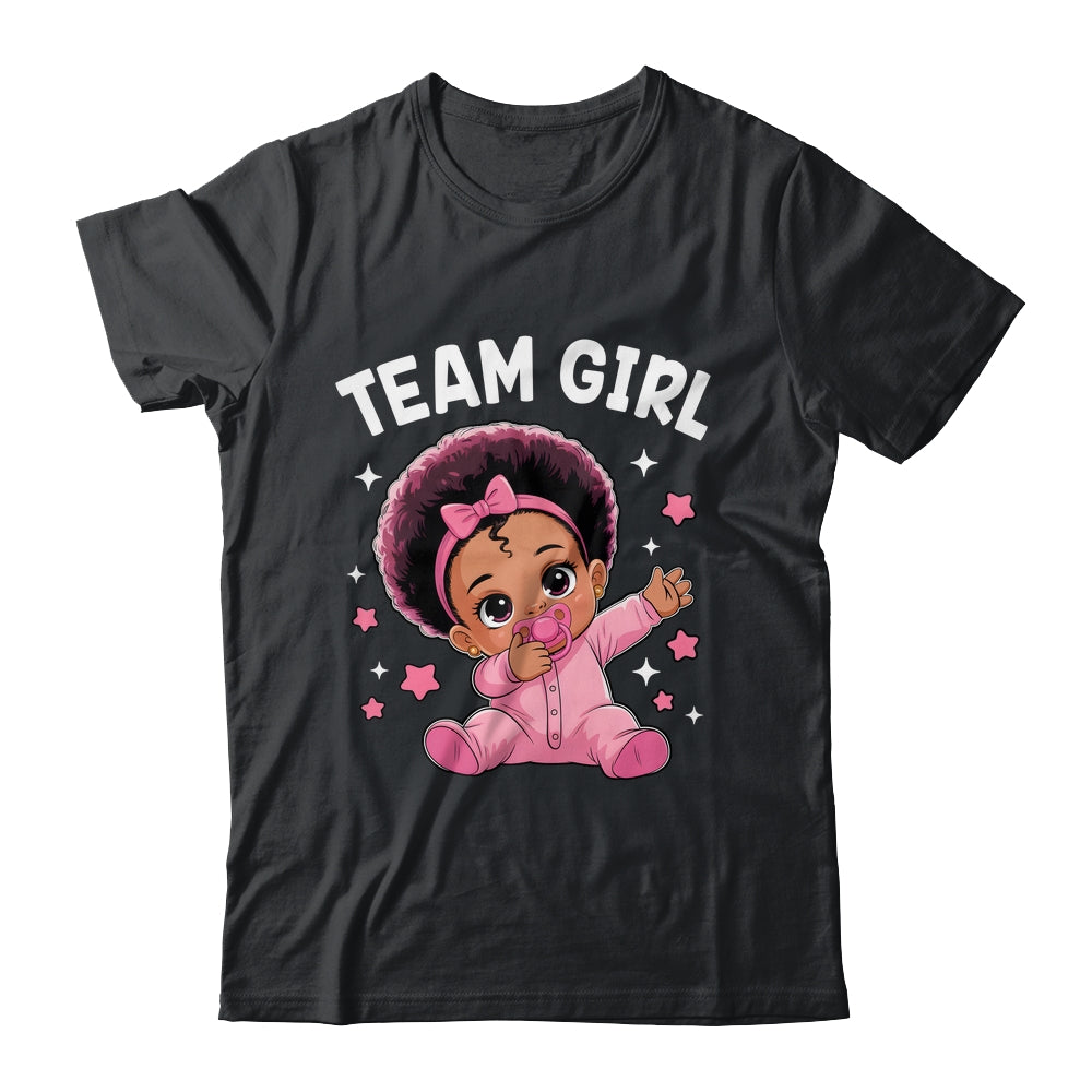 Gender Reveal Party Team Girl Baby Announcement Shirt & Tank Top | teecentury