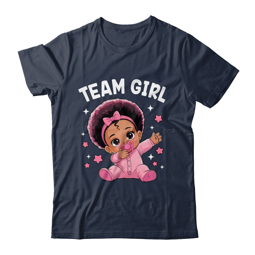 Gender Reveal Party Team Girl Baby Announcement Shirt & Tank Top | teecentury