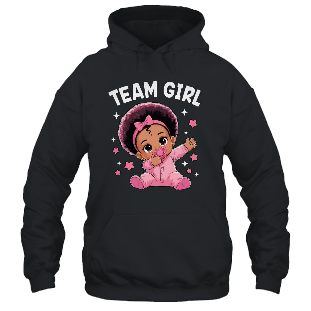 Gender Reveal Party Team Girl Baby Announcement Shirt & Tank Top | teecentury