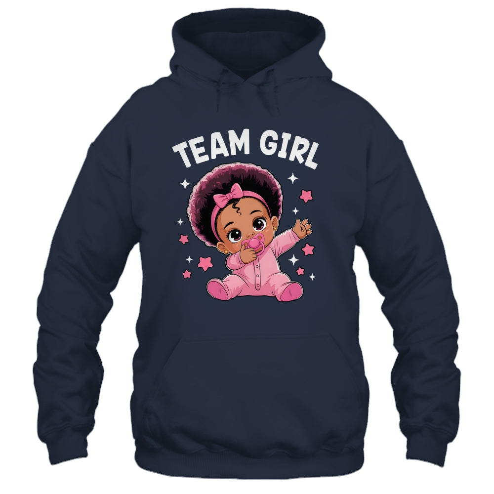 Gender Reveal Party Team Girl Baby Announcement Shirt & Tank Top | teecentury