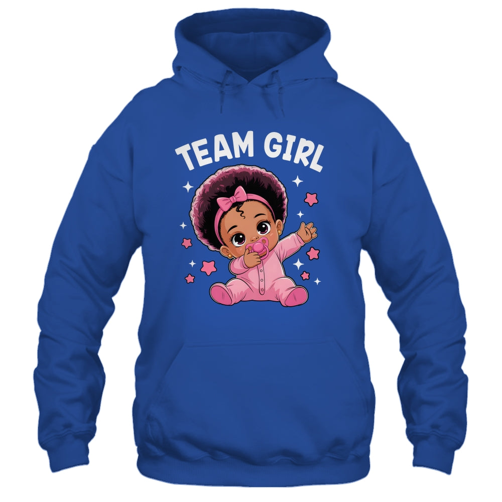 Gender Reveal Party Team Girl Baby Announcement Shirt & Tank Top | teecentury