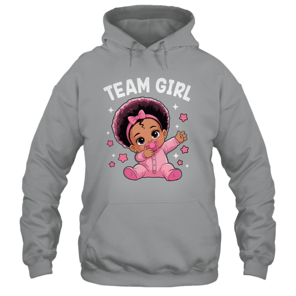 Gender Reveal Party Team Girl Baby Announcement Shirt & Tank Top | teecentury