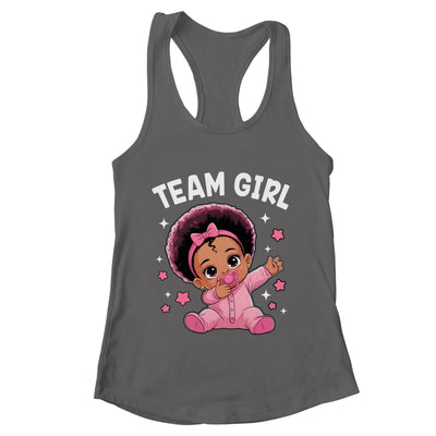 Gender Reveal Party Team Girl Baby Announcement Shirt & Tank Top | teecentury