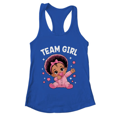 Gender Reveal Party Team Girl Baby Announcement Shirt & Tank Top | teecentury