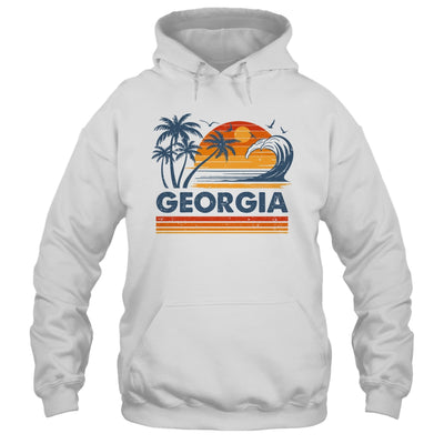 Georgia Vacation Sunset Cute 70s Vintage Retro Beach Shirt & Tank Top | teecentury