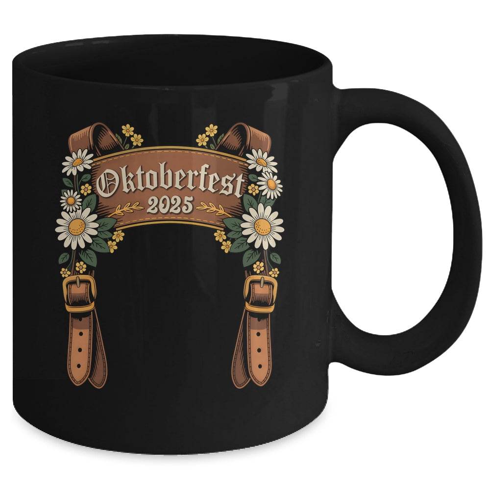 German Lederhosen Funny Oktoberfest 2025 Funny Costume Mug | teecentury