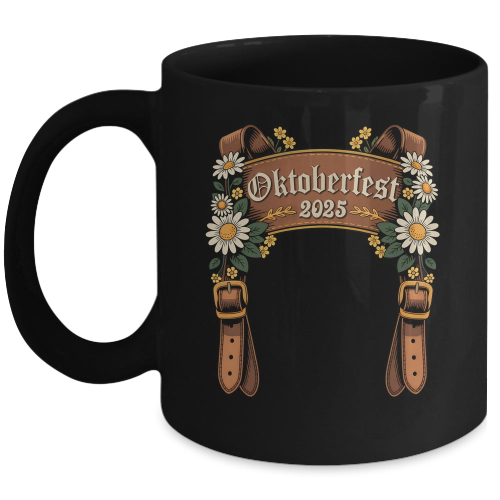 German Lederhosen Funny Oktoberfest 2025 Funny Costume Mug | teecentury