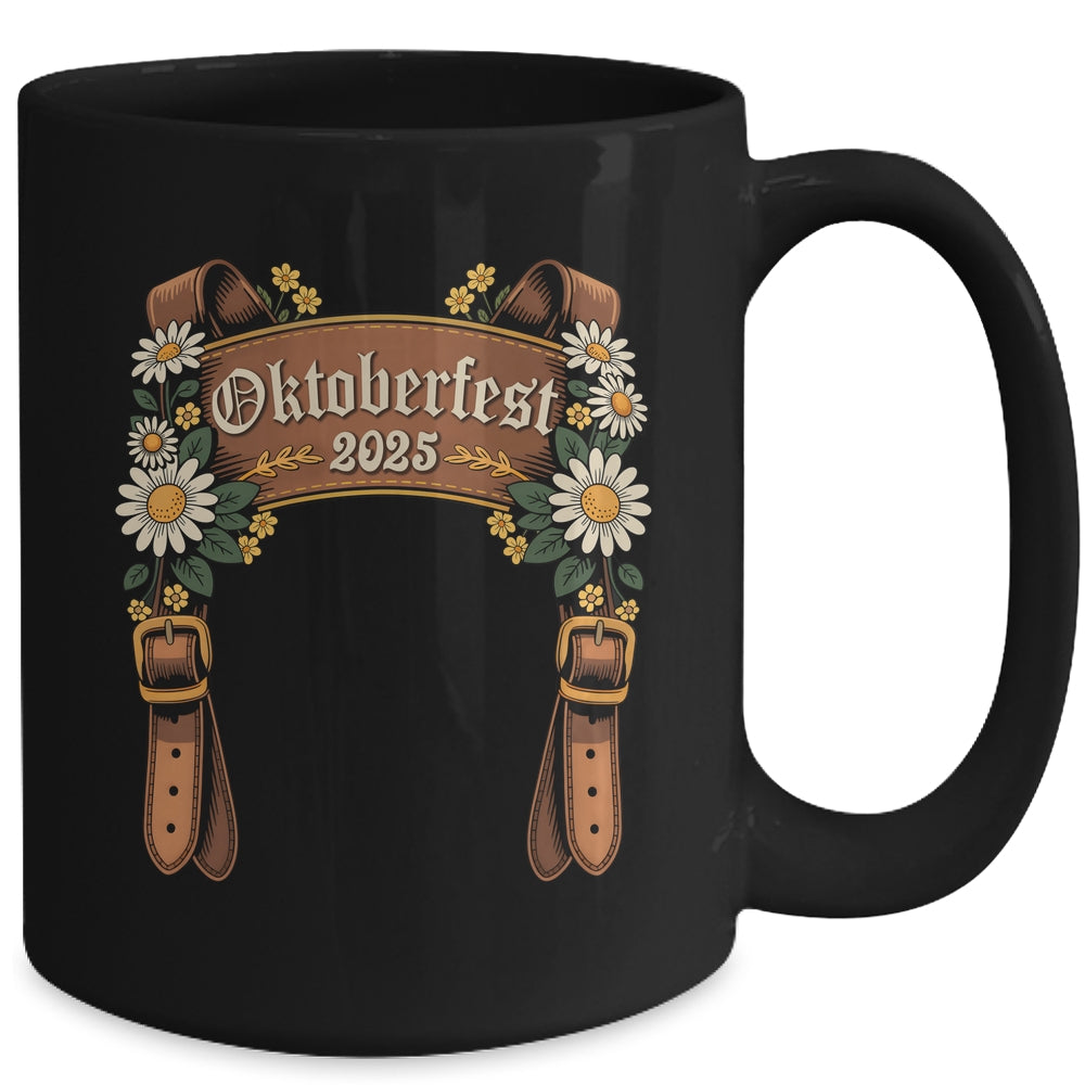 German Lederhosen Funny Oktoberfest 2025 Funny Costume Mug | teecentury