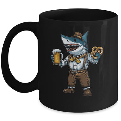 German Oktoberfest Shark Costume Funny Bavarian Men Women Mug | teecentury