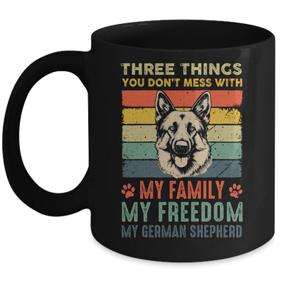 German Shepherd Funny Dog Three Things You Don't Mess With Mug | teecentury