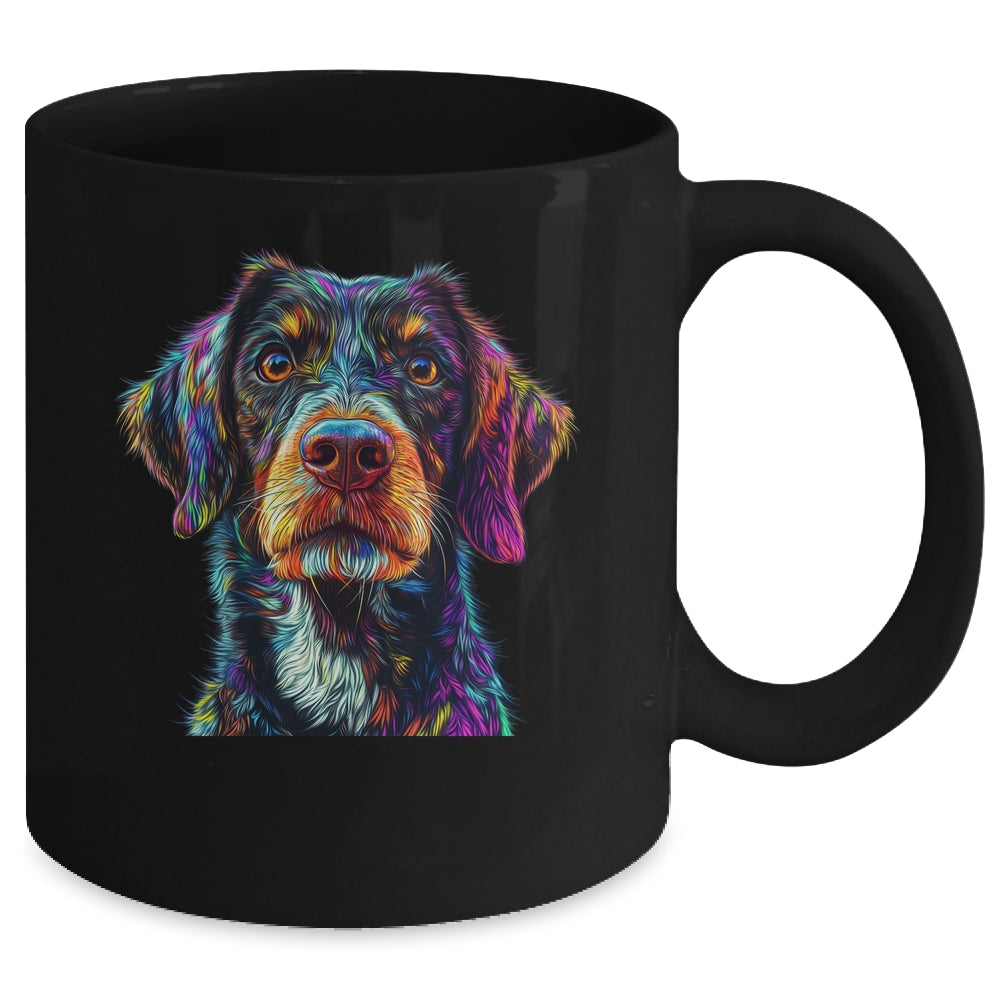 German Shorthaired Pointer Dog Colorful Face Dog Lover Men Women Mug | teecentury