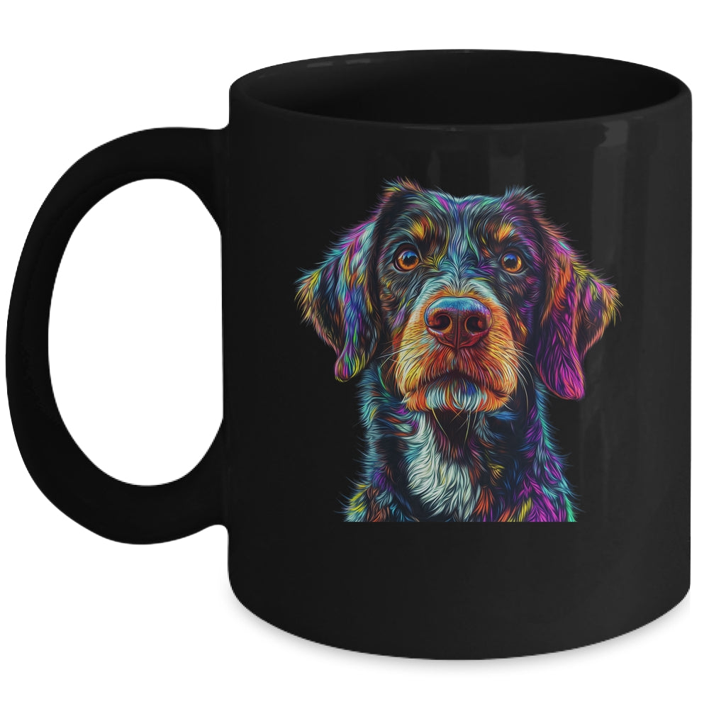 German Shorthaired Pointer Dog Colorful Face Dog Lover Men Women Mug | teecentury