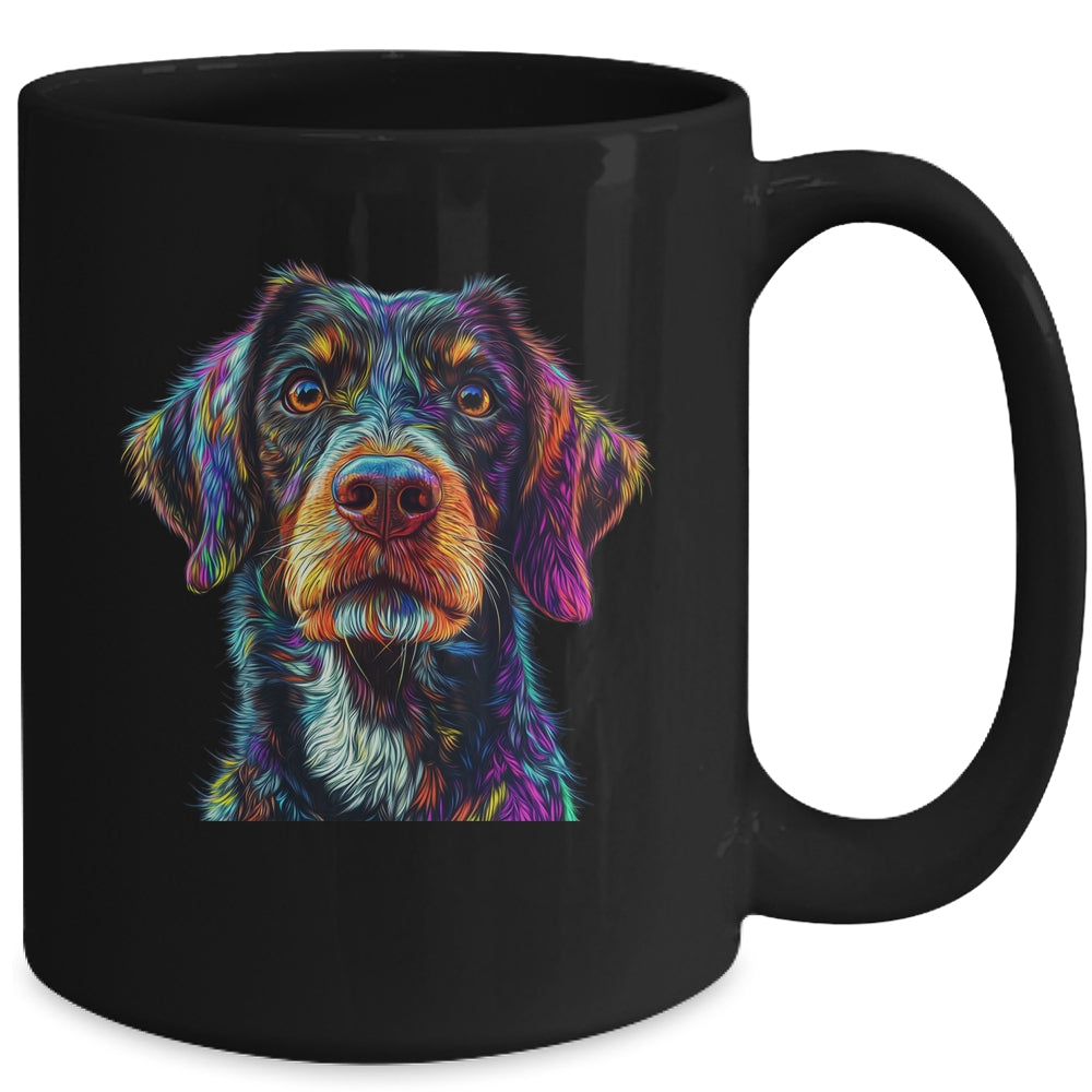 German Shorthaired Pointer Dog Colorful Face Dog Lover Men Women Mug | teecentury