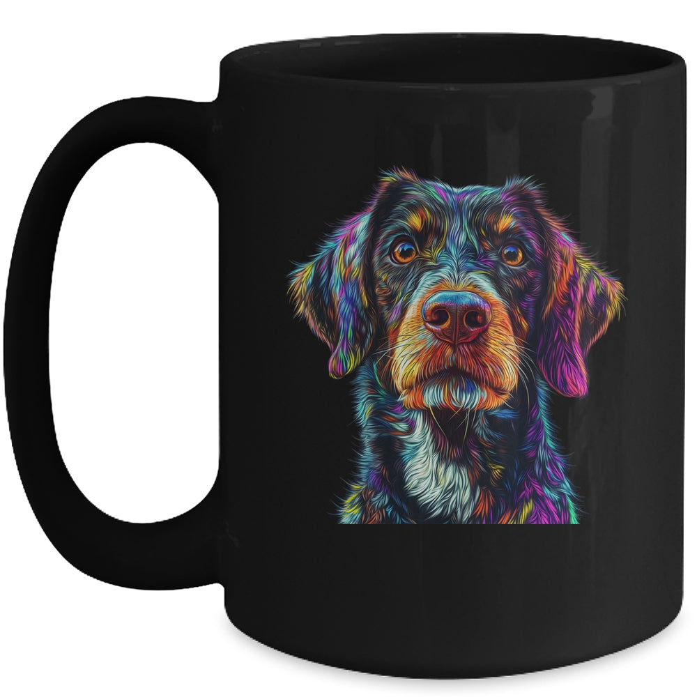 German Shorthaired Pointer Dog Colorful Face Dog Lover Men Women Mug | teecentury