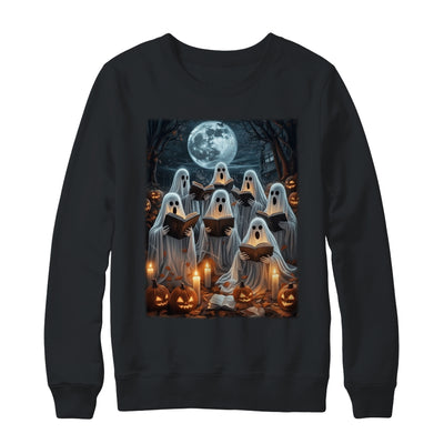 Ghost Book Reading Halloween Teachers Books Lover Women Men Shirt & Sweatshirt | teecentury