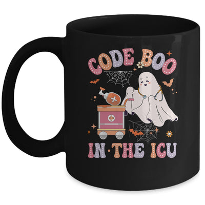 Ghost Code Boo In The ICU Nursing Nurse Halloween Costume Mug | teecentury