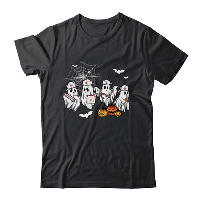 Ghost Nurses Halloween Crew Funny Costume Scrub Top Women Shirt & Hoodie | teecentury
