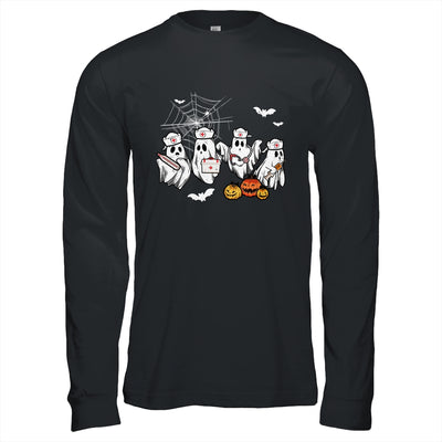 Ghost Nurses Halloween Crew Funny Costume Scrub Top Women Shirt & Hoodie | teecentury