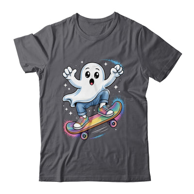 Ghost On Skateboard Funny Halloween Costume Skateboarding Shirt & Sweatshirt | teecentury