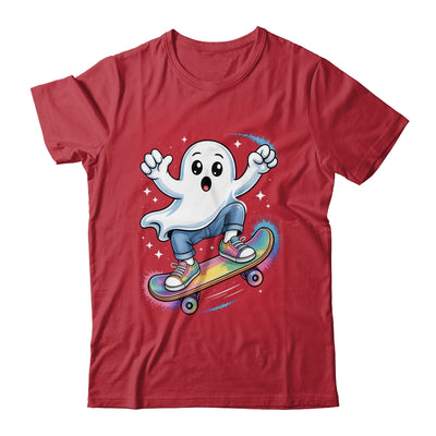 Ghost On Skateboard Funny Halloween Costume Skateboarding Shirt & Sweatshirt | teecentury