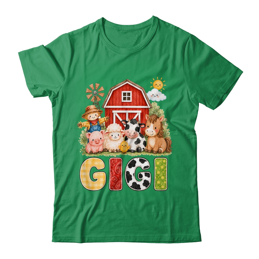 Gigi Farm Cow 1St Birthday Girl Boy Matching Family Shirt & Hoodie | teecentury