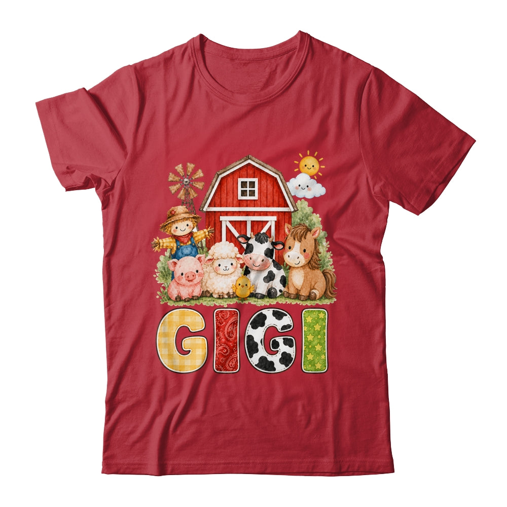Gigi Farm Cow 1St Birthday Girl Boy Matching Family Shirt & Hoodie | teecentury