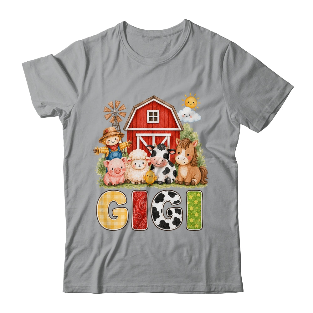 Gigi Farm Cow 1St Birthday Girl Boy Matching Family Shirt & Hoodie | teecentury