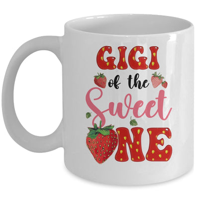 Gigi Of Sweet One Strawberry Frist 1st Birthday Girl Mug | teecentury