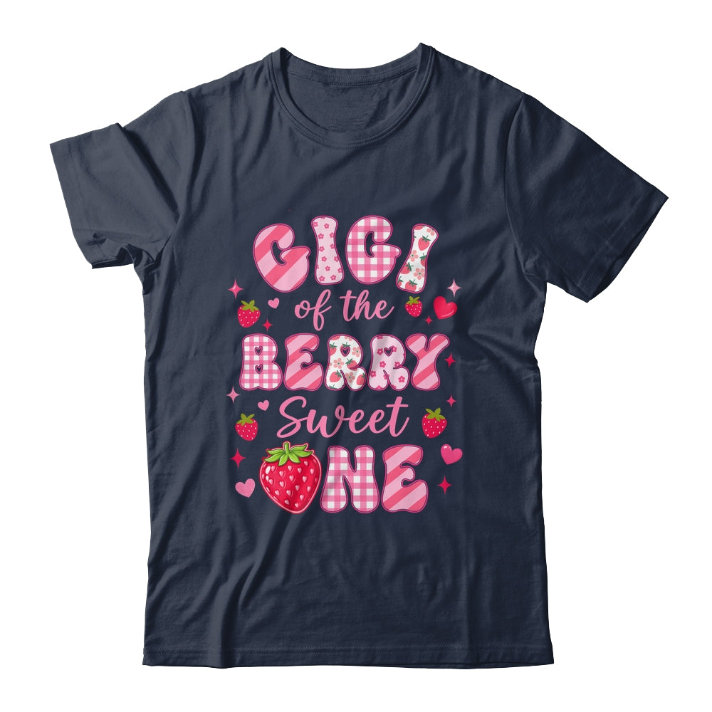 Gigi Of The Berry Sweet One Strawberry First Birthday Shirt & Hoodie | teecentury