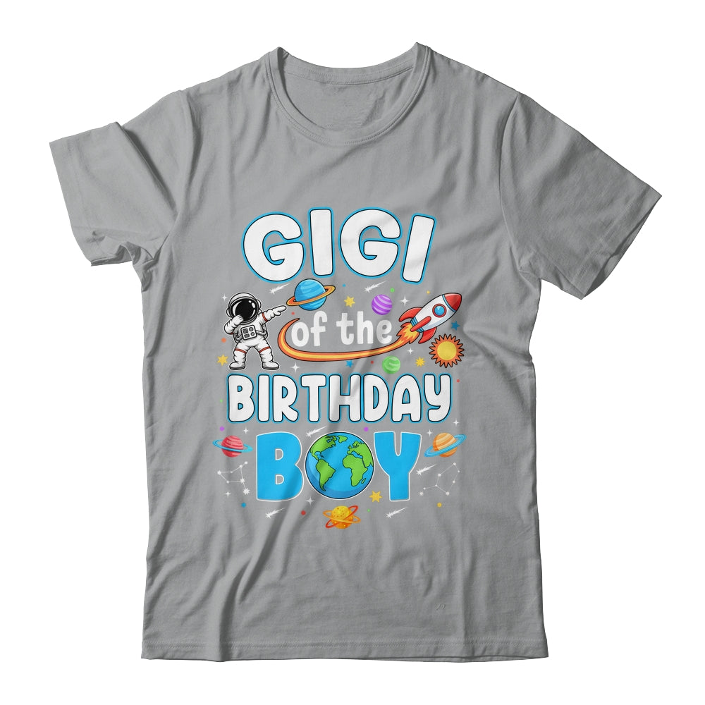 Gigi Of The Birthday Boy Astronaut Family Space Planets Shirt & Hoodie | teecentury