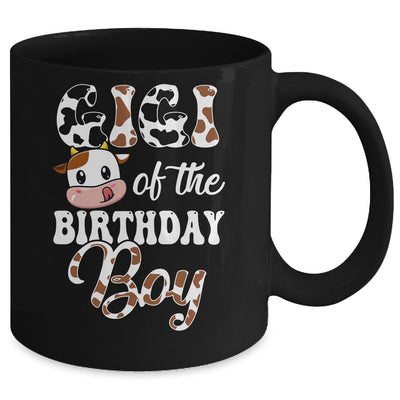 Gigi Of The Birthday Boy Cow Farm 1st Birthday Boy Mug | teecentury