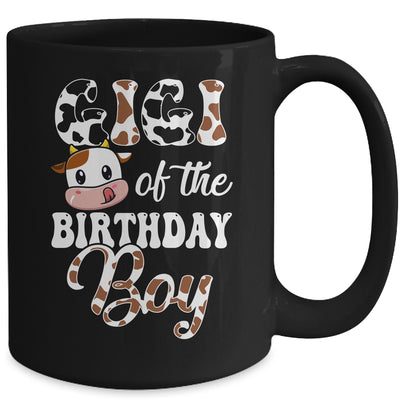Gigi Of The Birthday Boy Cow Farm 1st Birthday Boy Mug | teecentury