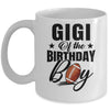 Gigi Of The Birthday Boy Football 1st Birthday Party Mug | teecentury