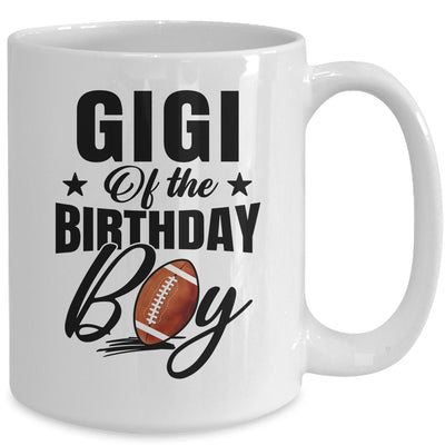 Gigi Of The Birthday Boy Football 1st Birthday Party Mug | teecentury