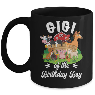 Gigi Of The Birthday Boy Party Cow Farm 1st Birthday Party Mug | teecentury