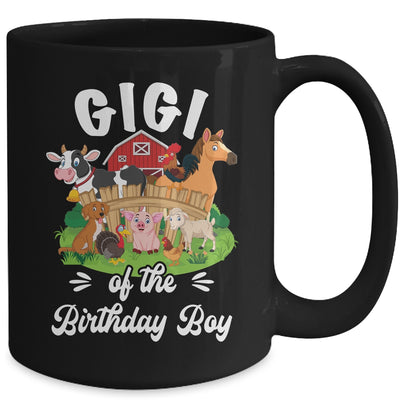 Gigi Of The Birthday Boy Party Cow Farm 1st Birthday Party Mug | teecentury