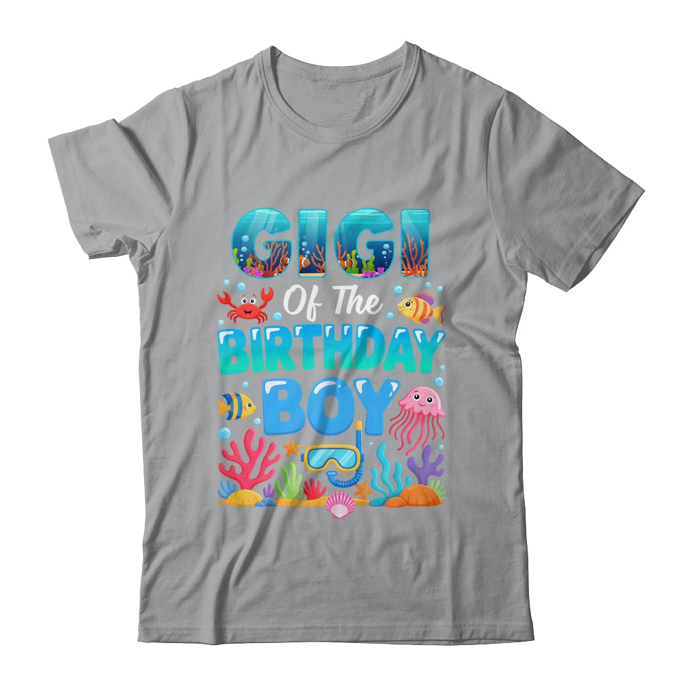 Gigi Of The Birthday Boy Sea Animals Ocean Aquarium Shirt & Hoodie | teecentury