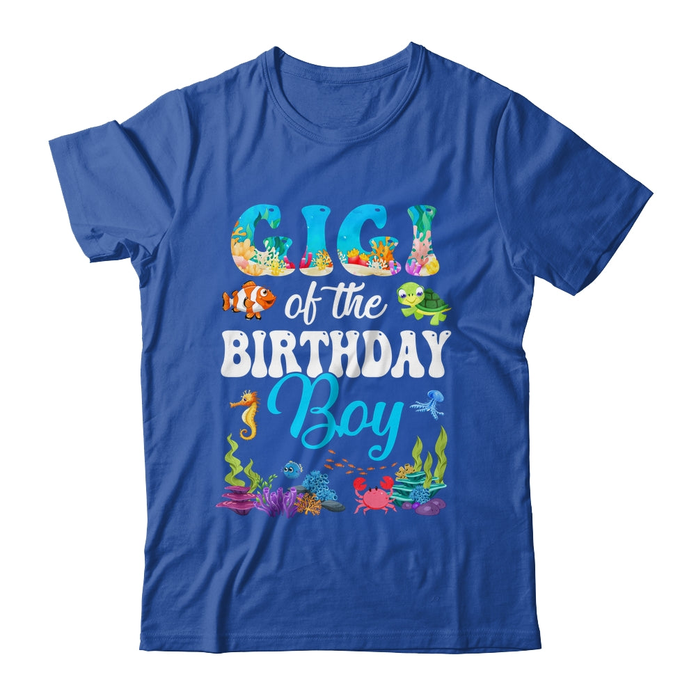 Gigi Of The Birthday Boy Sea Fish Ocean Aquarium Party Shirt & Hoodie | teecentury