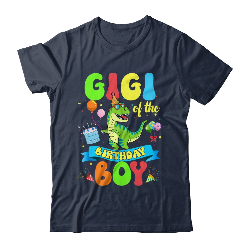Gigi Of The Birthday Boy TRex Dinosaur Birthday Family Shirt & Hoodie | teecentury