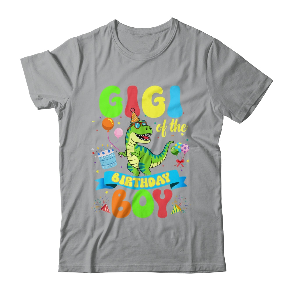 Gigi Of The Birthday Boy TRex Dinosaur Birthday Family Shirt & Hoodie | teecentury