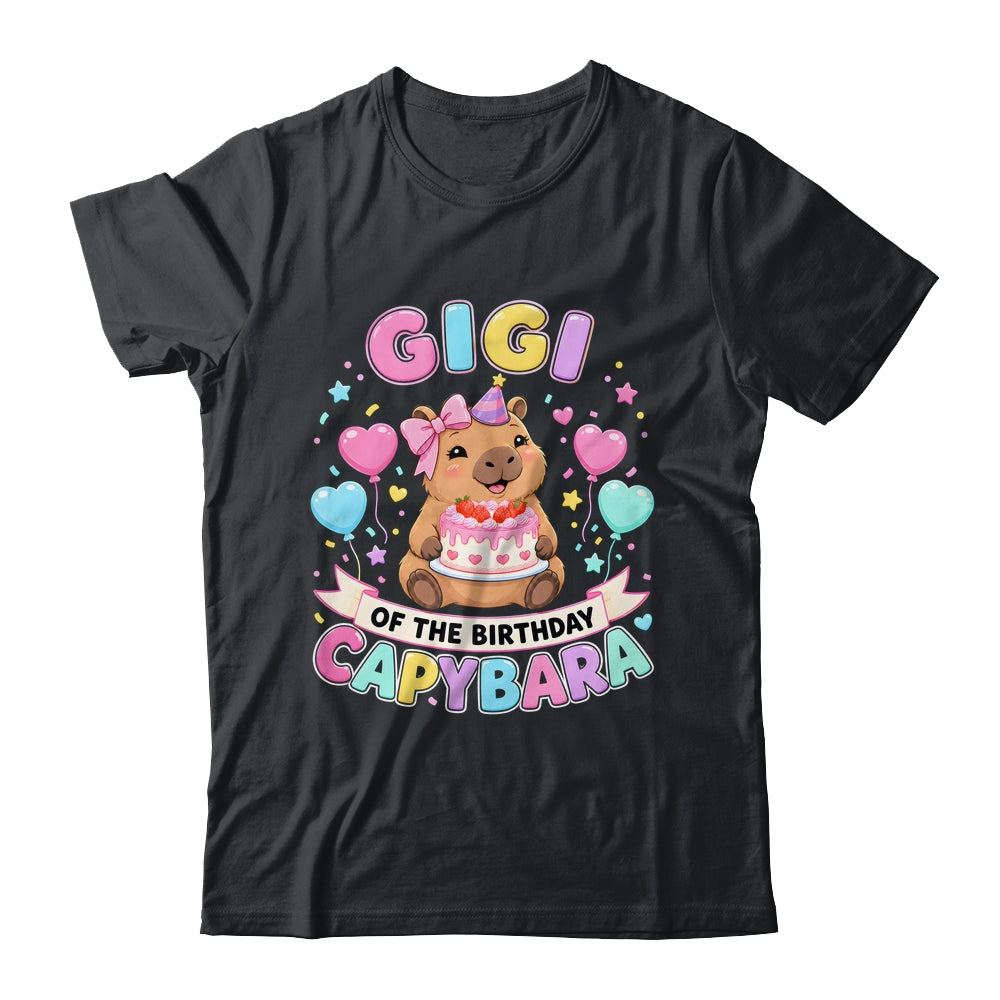 Gigi Of The Birthday Capybara Birthday Girl Family Shirt & Hoodie | teecentury