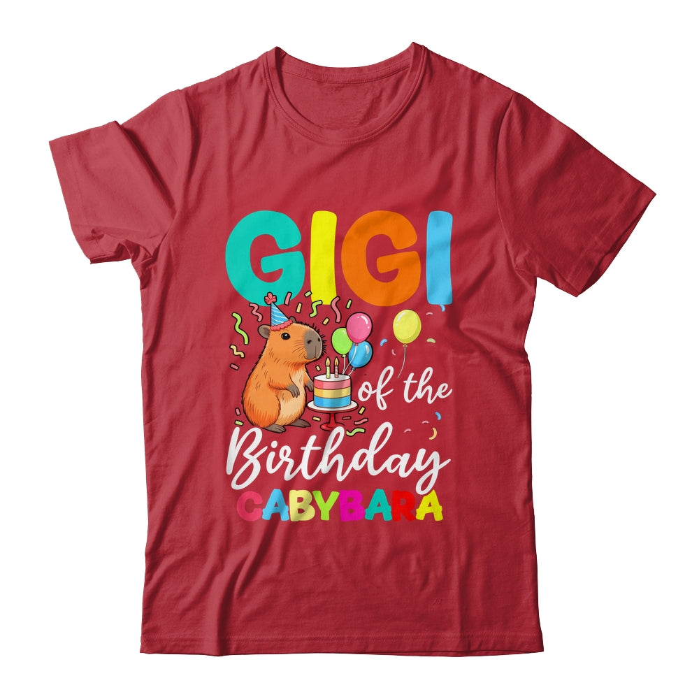 Gigi Of The Birthday Capybara Girl Bday Party Family Shirt & Hoodie | teecentury