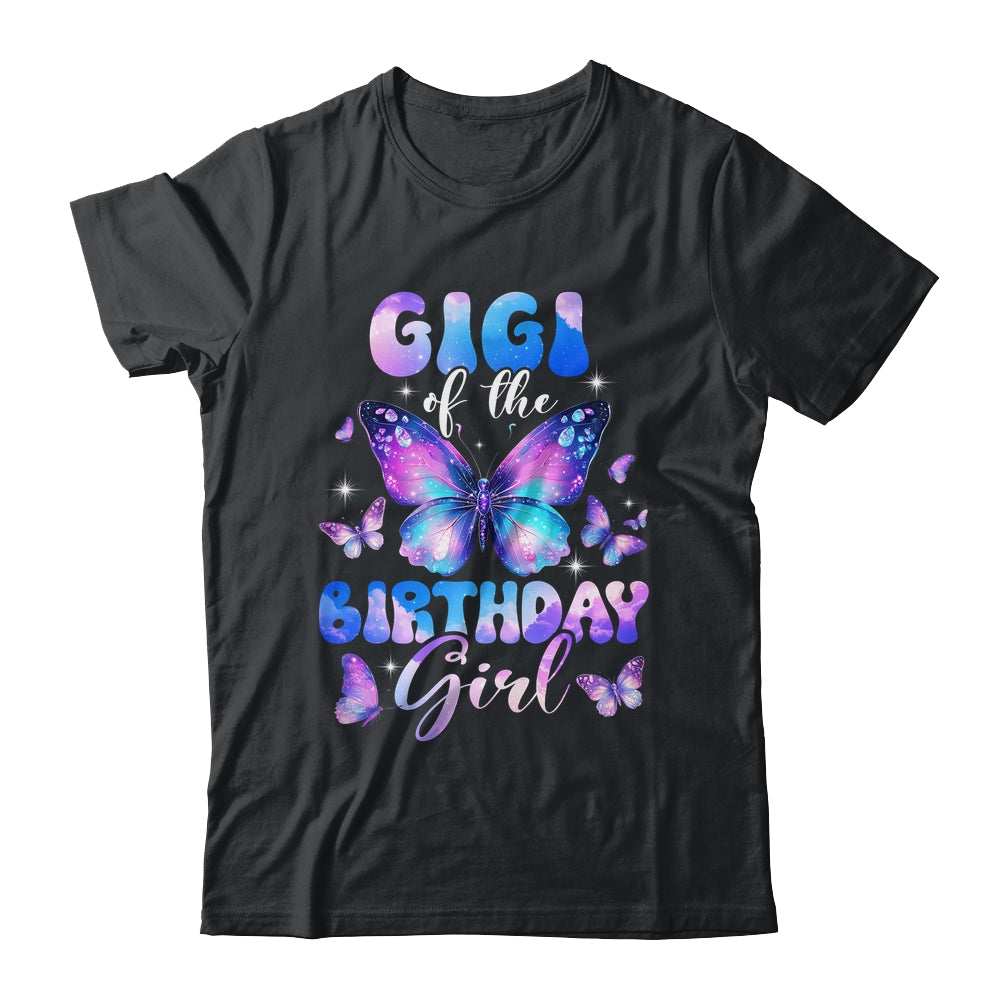 Gigi Of The Birthday Girl Butterfly Family Matching Shirt & Hoodie | teecentury