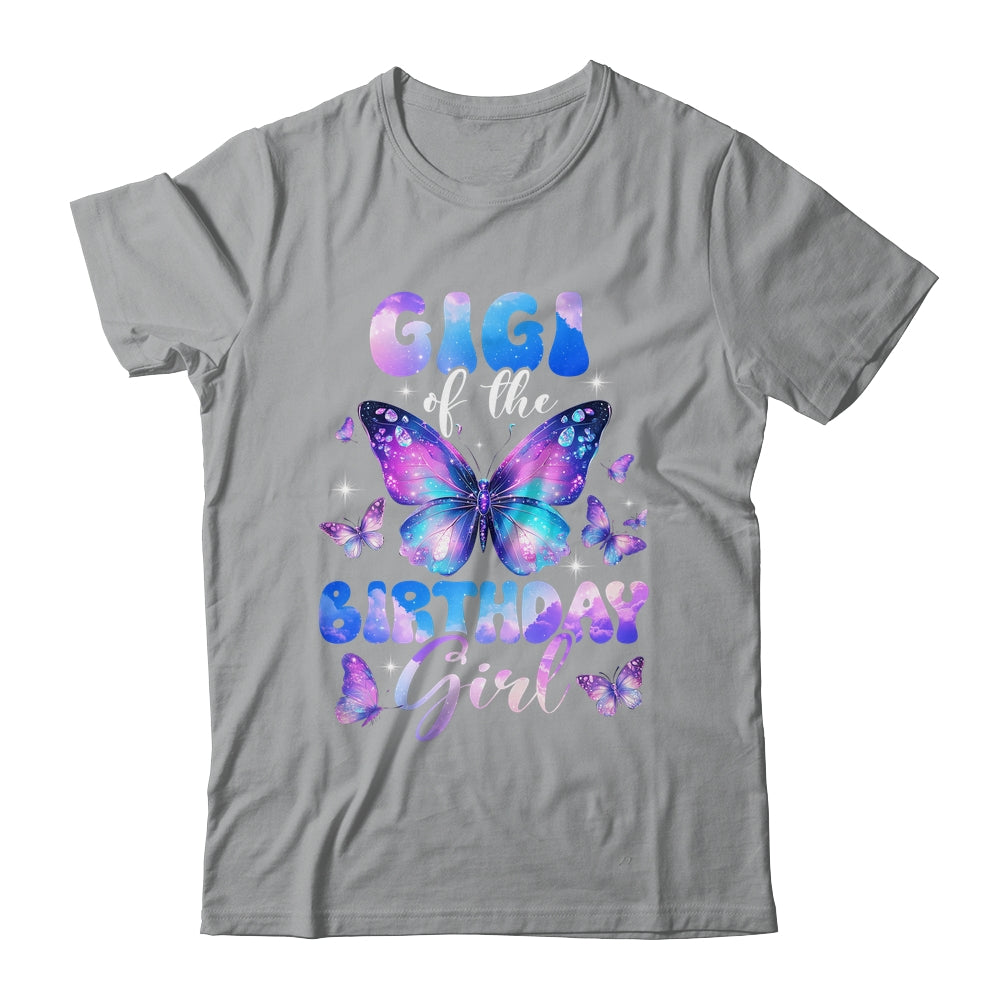 Gigi Of The Birthday Girl Butterfly Family Matching Shirt & Hoodie | teecentury