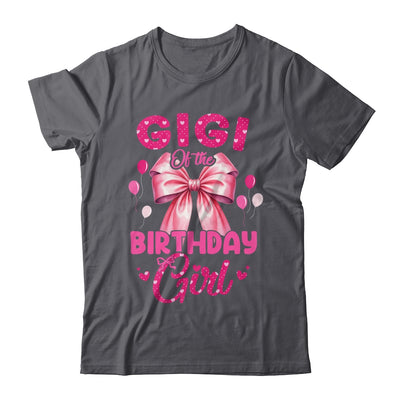 Gigi Of The Birthday Girl Coquette Bow Matching Family Shirt & Hoodie | teecentury