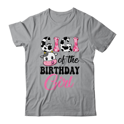 Gigi Of The Birthday Girl Cow Farm 1st Birthday Girl Shirt & Hoodie | teecentury