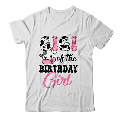 Gigi Of The Birthday Girl Cow Farm 1st Birthday Girl Shirt & Hoodie | teecentury